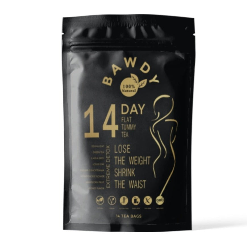 Bawdy 14 Day Flat Tummy Detox Tea